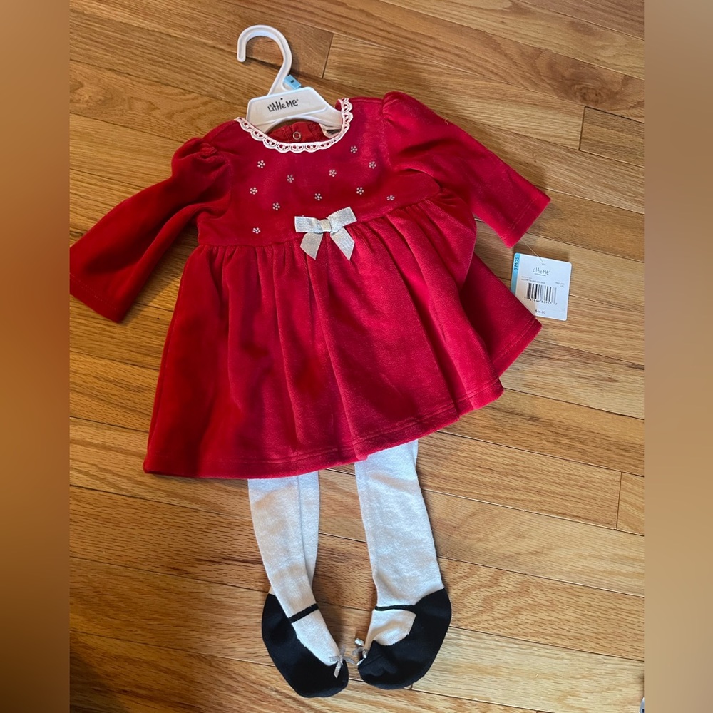 2- 6mo baby dresses NWT!